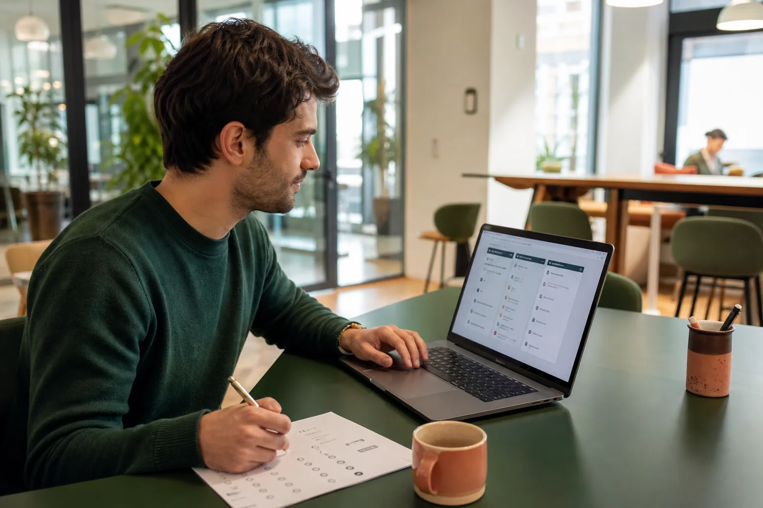 Un candidat compare plusieurs canaux de recherche d’offres d’emploi